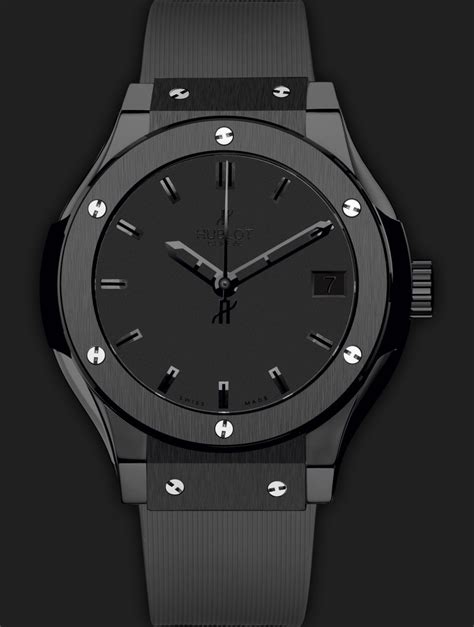 hublot matte black watch